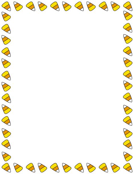 Printable candy corn border free pdf and downloads