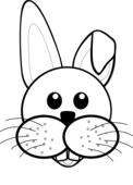 Rabbit black and white bunny black and white bunny rabbit clipart 3 ...