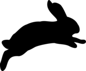 Rabbit black and white bunny black and white rabbit bunny clipart free ...