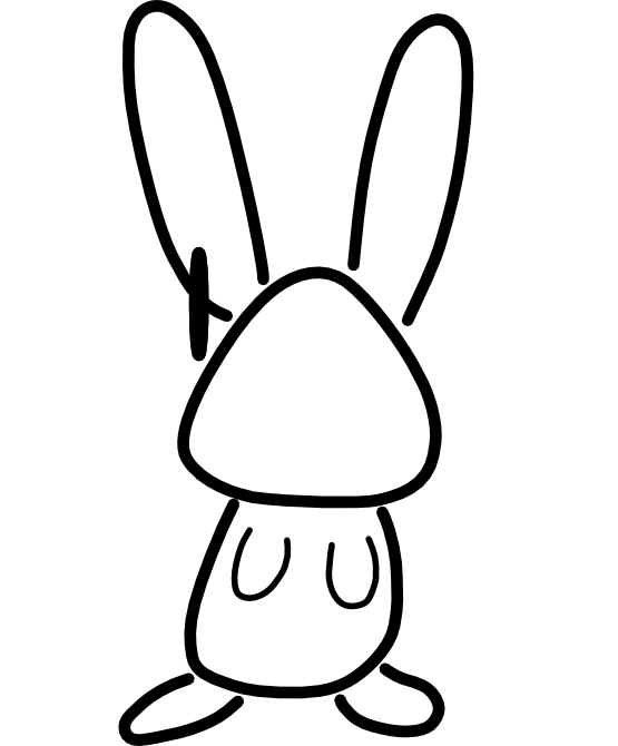 Rabbit  black and white bunny black and white rabbit clipart 3 wikiclipart