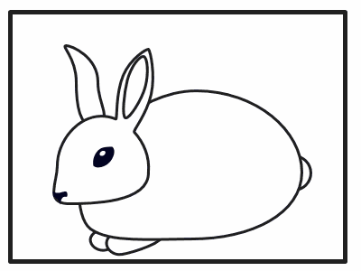 Rabbit  black and white images bunny free download clip art on clipart