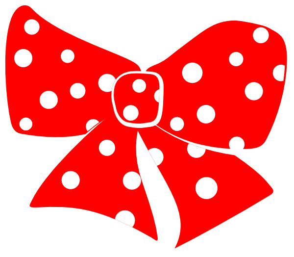 Red minnie mouse bow clip art free clipart images
