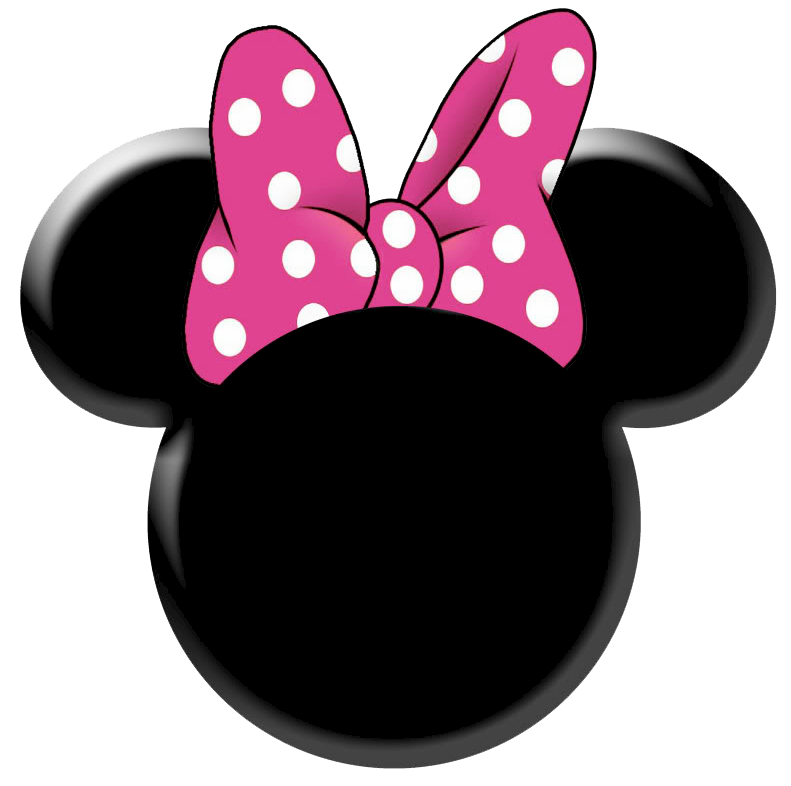 Red minnie mouse bow clipart 2