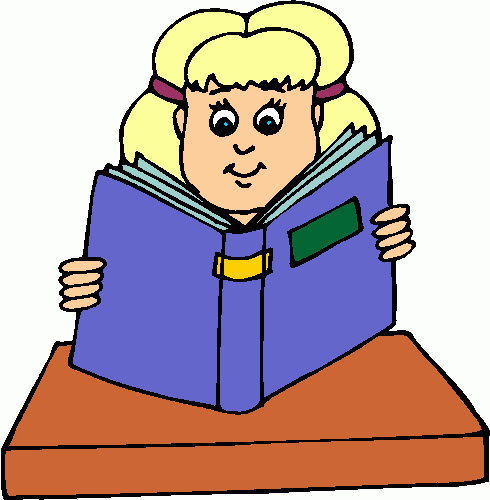 Students reading clip art free clipart images 2