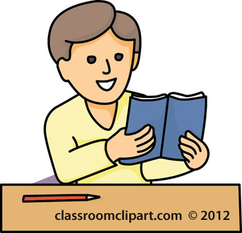 Students reading clip art free clipart images 5