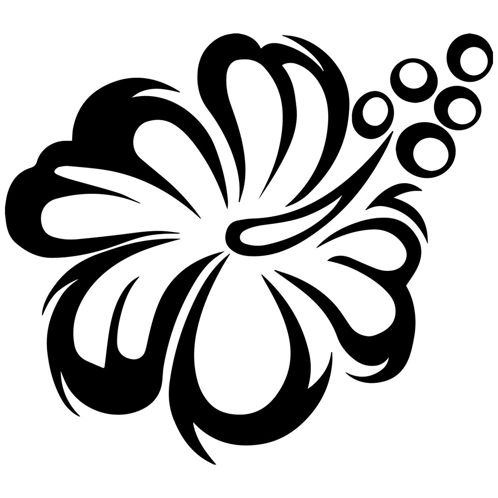 Sunflower  black and white flower clipart black and white free download happy birthday 2