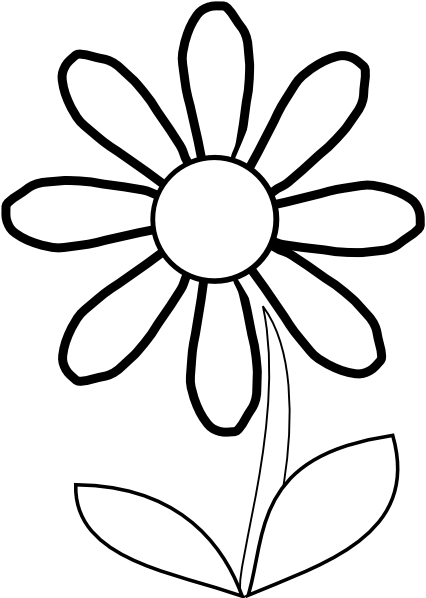 Sunflower Black And White Sunflower Clipart Black And White Free 2