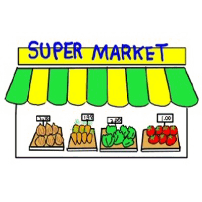 Supermarket clipart free images