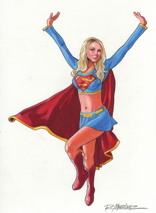 Superwoman supergirl small large free clipart images
