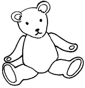 Teddy bear  black and white teddy bear black clip art free clipartwiz