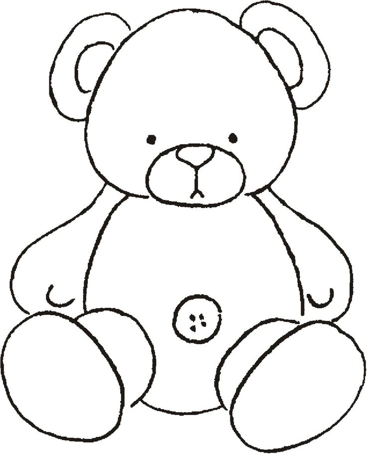 Teddy bear  black and white teddy bear clip art clipartfest
