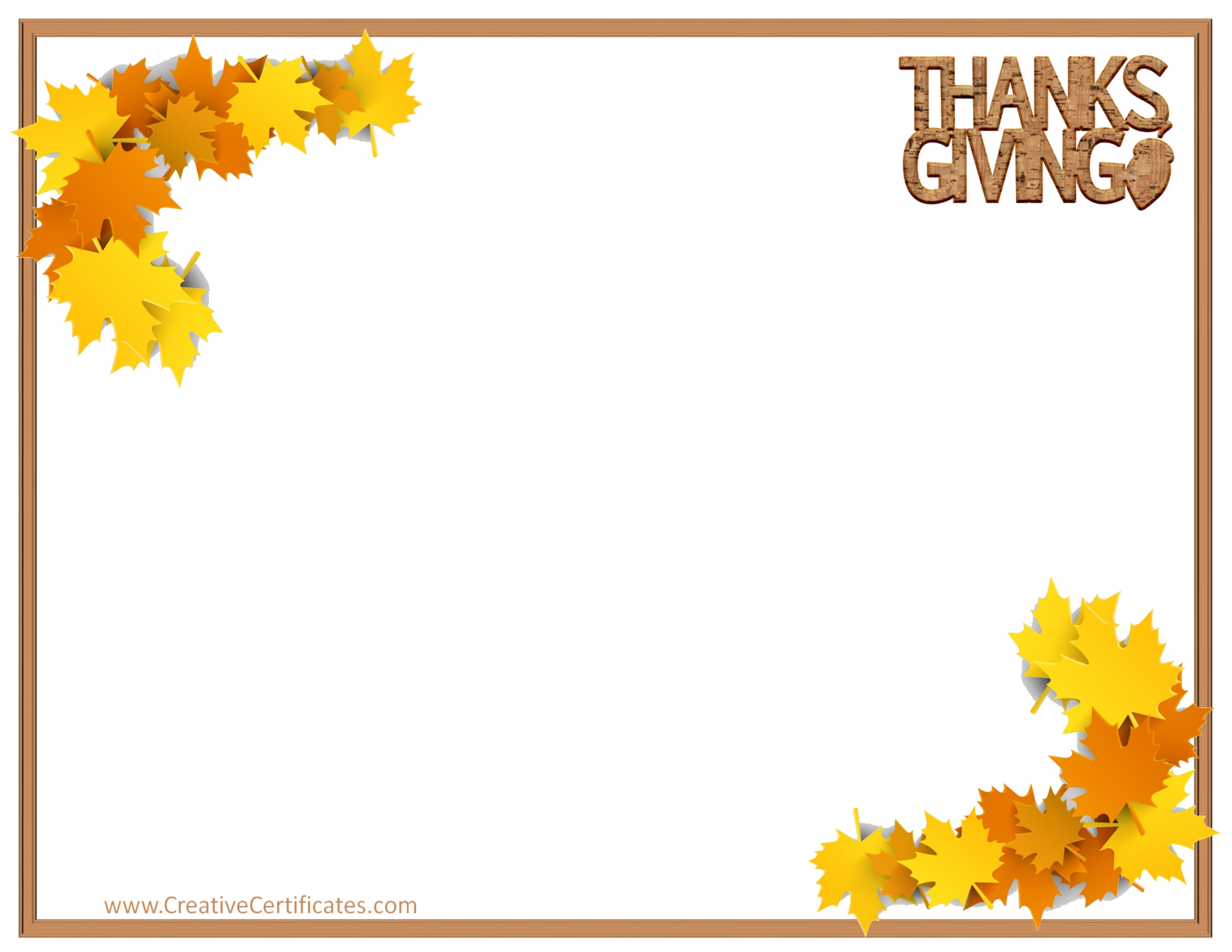 Thanksgiving border images free thanksgiving borders 2