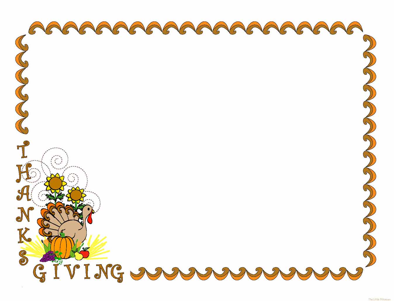 Thanksgiving border images thanksgiving borders clipart 2