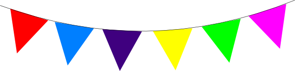 Triangle flag banner clipart free images