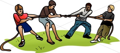 Tug of war clipart free images