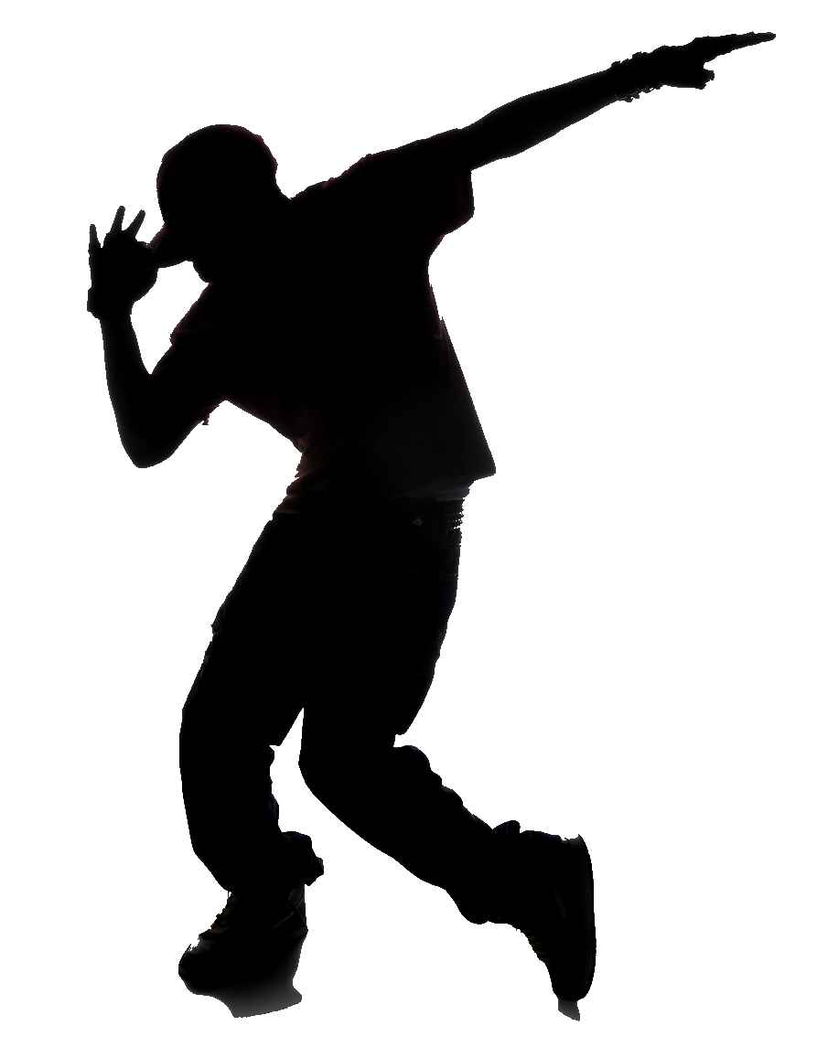 Zumba dancer clipart hip hop silhouette 1 dancer clipart