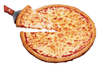 Cheese pizza clipart 2