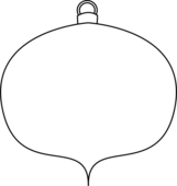 Christmas ornament black and white christmas ornament clipart black and