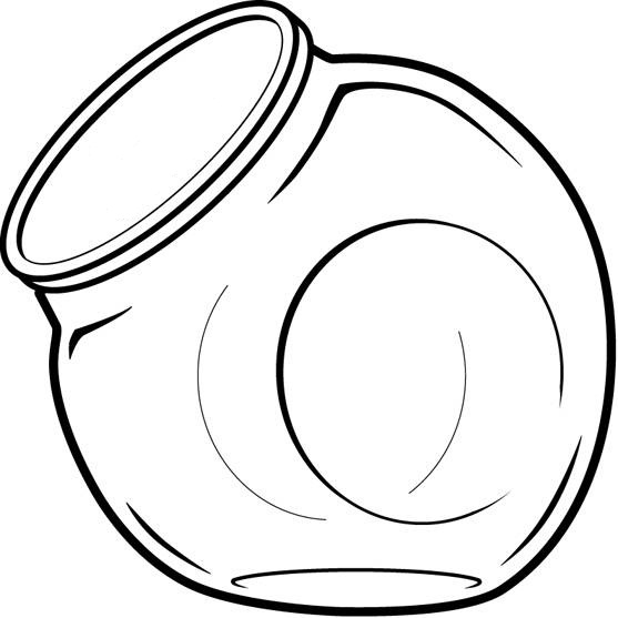 Cookie jar clipart outline free images