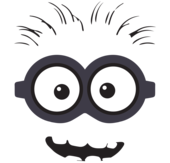 Eyes black and white minion eye clipart black and white clipartfest ...