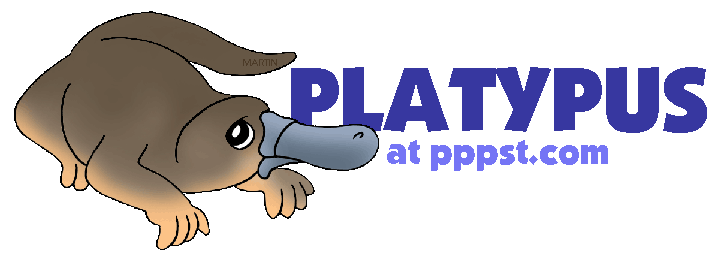 Free powerpoint presentations about platypus for kids clip art