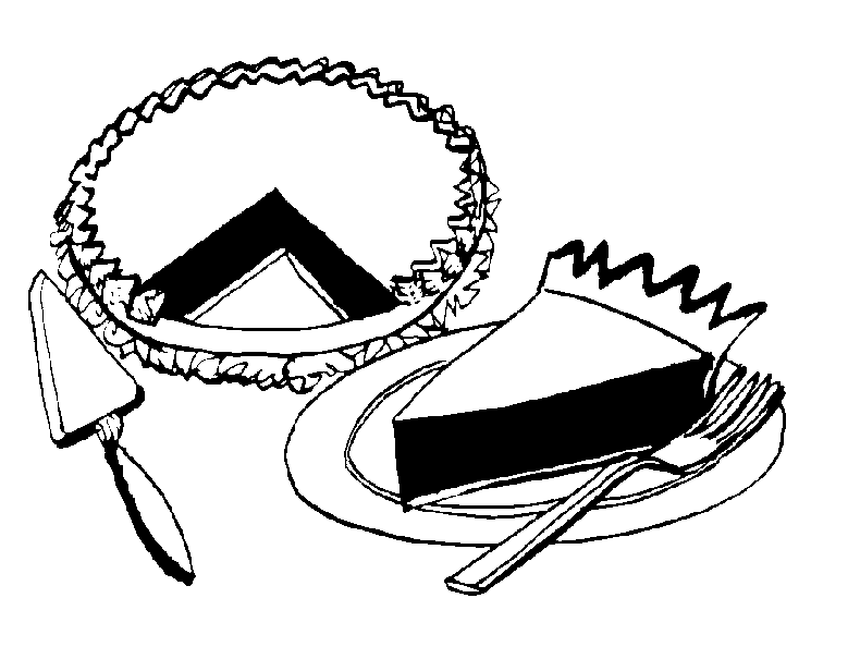 Pie  black and white pie clip art black and white free clipart images 5