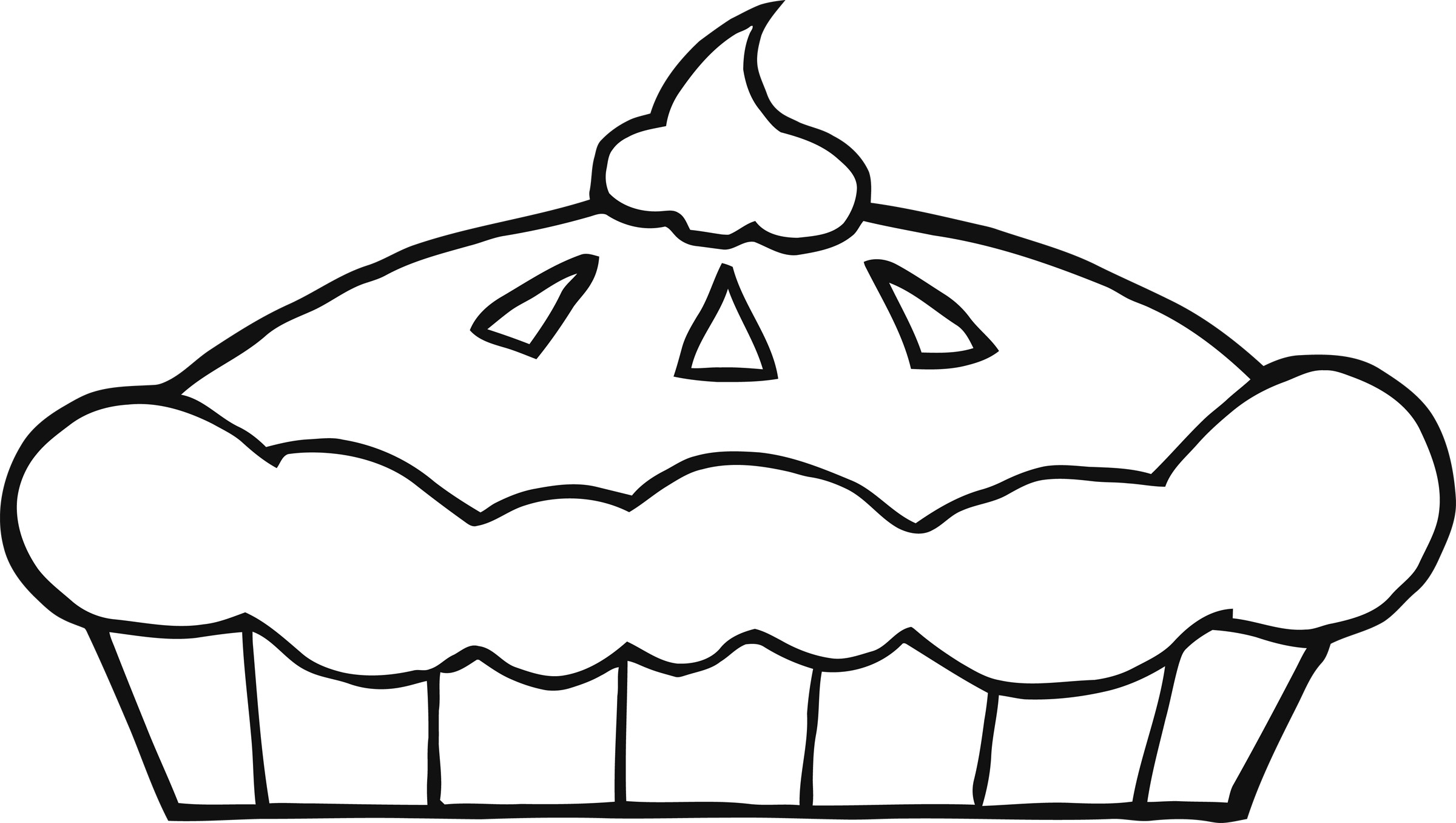Pie  black and white pie clip art black and white free clipart images