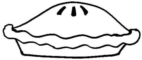 Pie  black and white pie clipart black and white 4