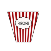 Popcorn black and white popcorn bucket clipart - WikiClipArt