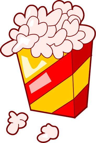 Popcorn  black and white popcorn clipart black and white free images