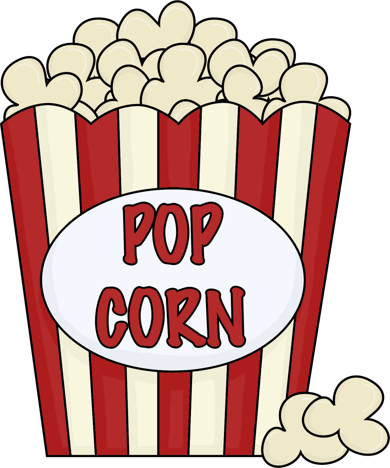 Popcorn kernel clipart transparent background clipartfest