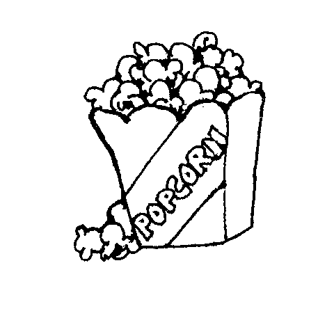Popcorn kernel kernel clipart