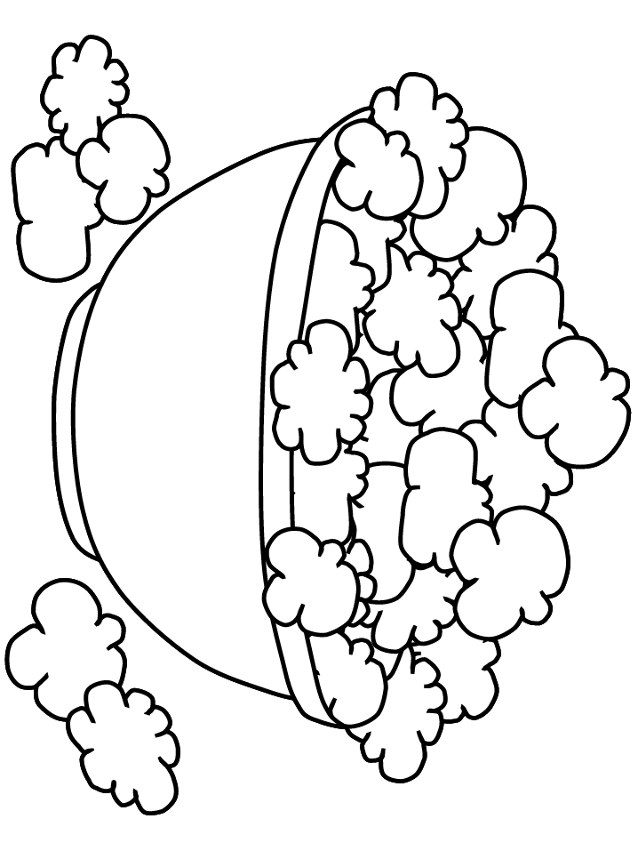 Popcorn kernel piece of popcorn template free clipart images