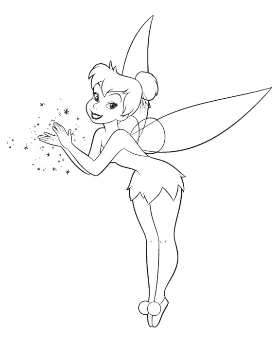 Tinkerbell black and white disney tinkerbell clipart black and white clipartfest