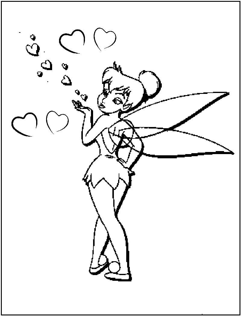 52 Coloring Pages Disney Tinkerbell Images & Pictures In HD