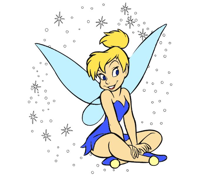Tinkerbell black and white tinkerbell clipart black and white free.