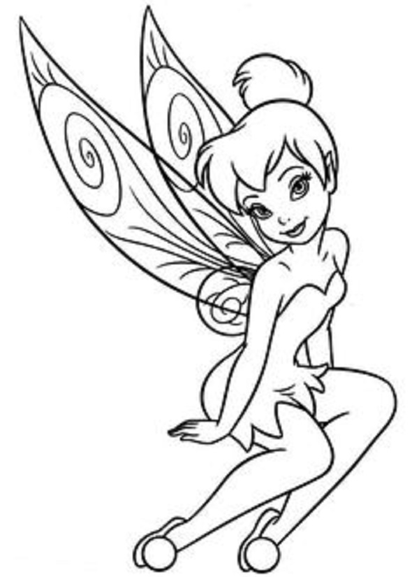Tinkerbell black and white tinkerbell tattoo designs