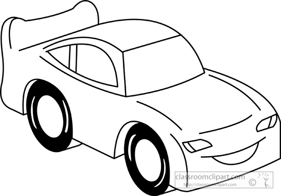Toy car clipart black and white free images 2