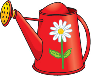 Watering can clip art holidays and celebrations images