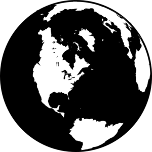 World  black and white black and white globe clip art at vector clip art 2