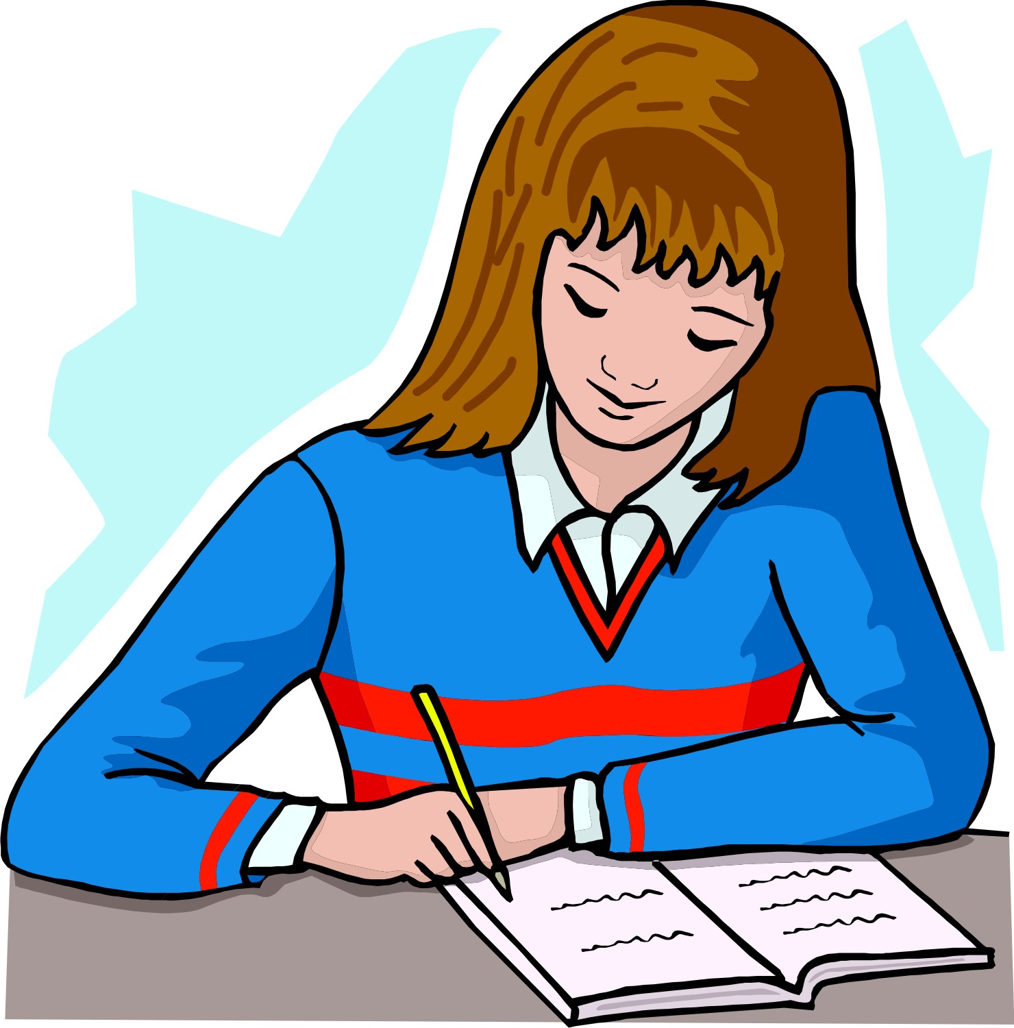Write free writing clipart pictures 6