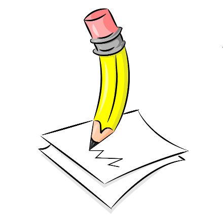 Write pencil writing clip art clipartfest