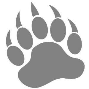 Bear claw grizzly bear paw print clipart clipartfest