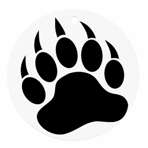 Bear claw grizzly bear paw print clipart free images