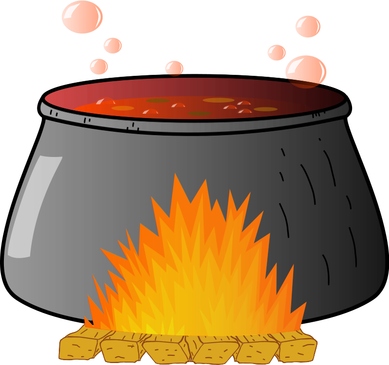 Cauldron free to use clipart