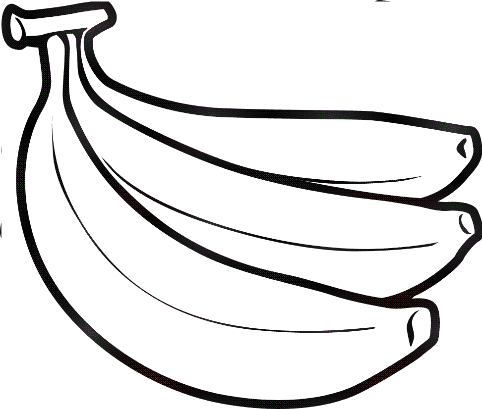Fruit  black and white banana clipart black and white free images