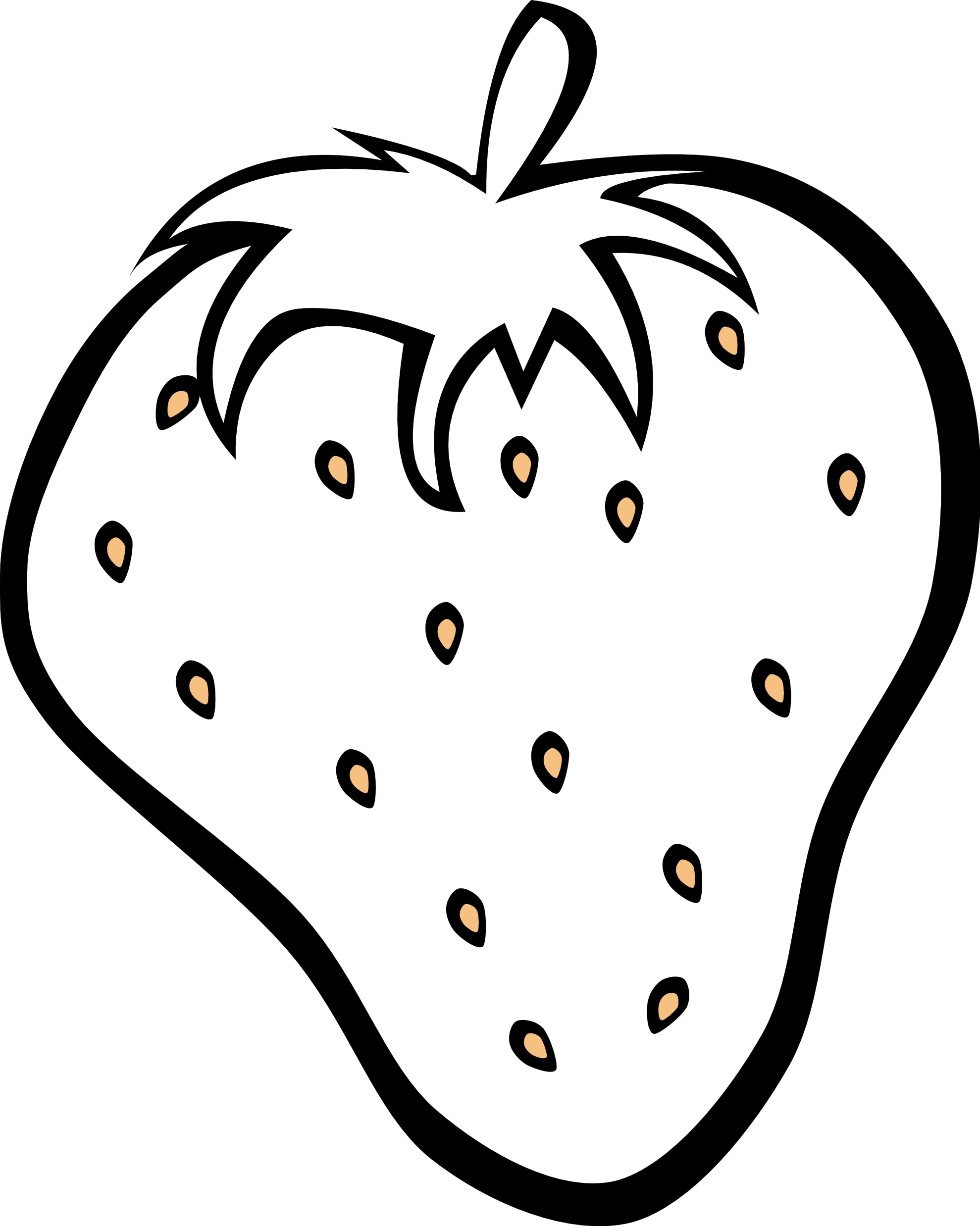 Fruit  black and white black and white fruit clipart free images