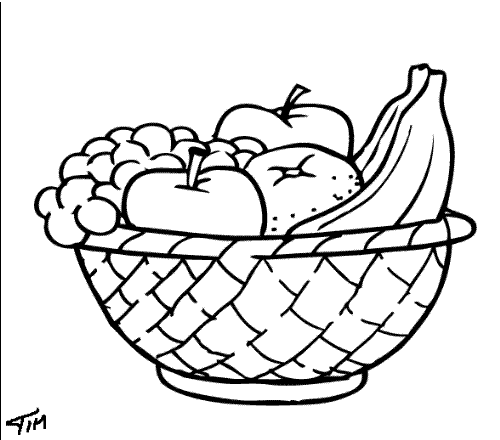 Fruit  black and white bowl of fruit clipart black and white logo more