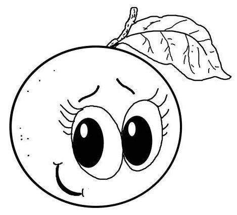 Fruit  black and white showing post clipart 2
