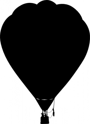 Hot air balloon  black and white hot air balloon basket clip art black and white
